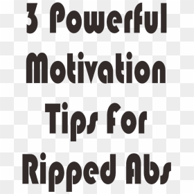 Powerful Motivation Tips For Ripped Abs Inspirasi Kita - Poster, HD Png Download - ripped page png