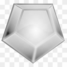 Six Sides Shiny Gray Diamond Vector Illustration - Diamante De Seis Lados, HD Png Download - diamond vector png