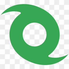 Hurricane Clipart Logo - Green Hurricane Symbol, HD Png Download - miami hurricanes logo png