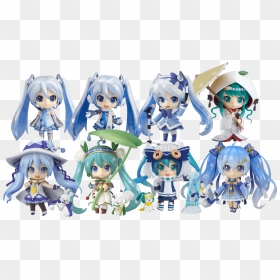 Snow Miku All Years, HD Png Download - miku png