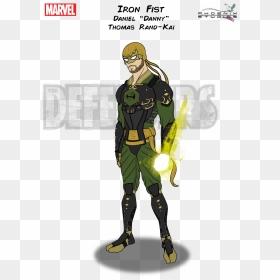 Iron Fist Logo Png , Png Download - Iron Fist Luke Cage And Spiderman, Transparent Png - iron fist png