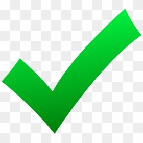 Green Check Marks, HD Png Download - tick sign png