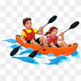 Rafting Transparent Png - Rafting Png, Png Download - kayak png