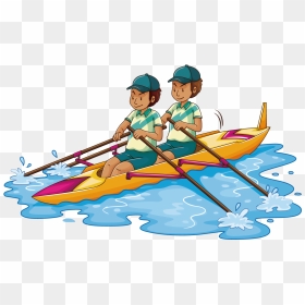 Rowing Kayak Stock Photography - Kayak Dibujo, HD Png Download - kayak png