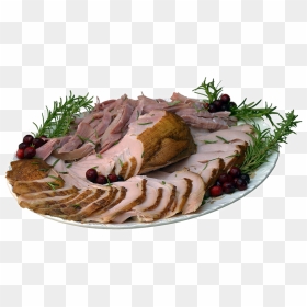 Meat Platter For Christmas, HD Png Download - cooked turkey png