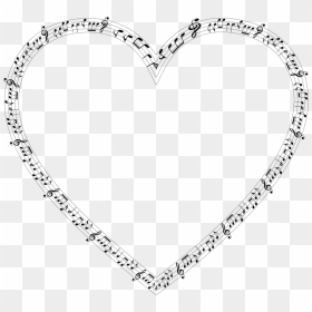 Musical Heart - Vintage Heart Clipart, HD Png Download - music emoji png
