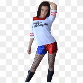Harley Quinn Costume"  Class="lazyload Lazyload Fade - Tights, HD Png Download - suicide squad png