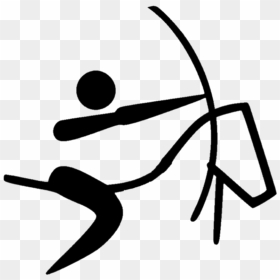 Horseback Archery Pictogram - Horseback Archery Logo, HD Png Download - archery png