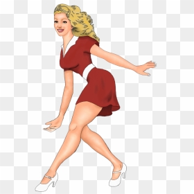 Cg Pinup By Itsthatjeremyc - Transparent Pin Up Girl Png, Png Download - it's a girl png