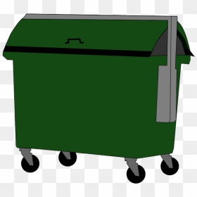 Trash Container - Garbage Bin Clip Art, HD Png Download - dumpster png