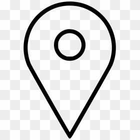 Maps Point - Location Icon White Color, HD Png Download - point png