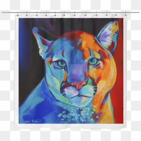 Painting, HD Png Download - mountain lion png