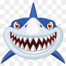 Shark Smile Jaws - Transparent Background Shark Clipart, HD Png Download - jaws png