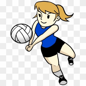 Volleyball Cliparts - Volleyball Player Clipart, HD Png Download - volleyball net png