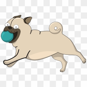 Puppy Pencil And In - Pug Clipart Transparent, HD Png Download - pug face png