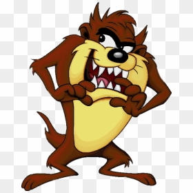 Taz The Tazmanian Devil Has Evil Plan - Tasmanian Devil Cartoon Clip Art, HD Png Download - plan png