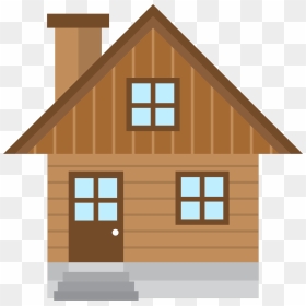 Home House Log Cabin - Cartoon Straw House Three Little Pigs, HD Png Download - cabin png
