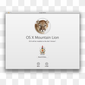 Mac Os X Mountain Lion, HD Png Download - mountain lion png