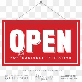 Open For Small Business Initiative Logo - University Of Chicago, HD Png Download - washington state outline png