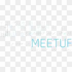 The Word Meetup In Capital Letters On A White Background - Electric Blue, HD Png Download - meetup png