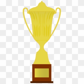 Transparent Trophy Png - Cartoon Gold Trophy Cup, Png Download - award trophy png