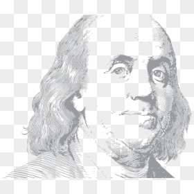 Benjamin Franklin Face Png, Transparent Png - benjamin franklin png