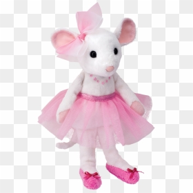 200669 Douglas Cuddle Toys Ballerina Mouse Soft Toy - Mouse Ballerina, HD Png Download - soft toys png