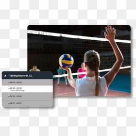 Volleyball Tagging Sportsoftware Utilius - Volleyball Player, HD Png Download - volleyball net png