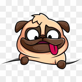 Pug Perros Para Pintar, HD Png Download - pug face png