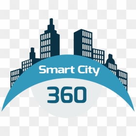 Smartcity360 Final Logo White - Logo For Smart City, HD Png Download - 360 png