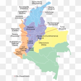 Images - Industrial Regions Of Colombia, HD Png Download - colombia png