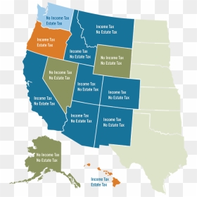 Ep Map - Car Insurance Rates Us, HD Png Download - washington state outline png