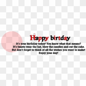 Parallel, HD Png Download - happy birthday png text effects