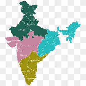 Bisleri Plants Across India - Jharkhand In India Map, HD Png Download - bisleri png