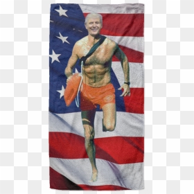 Donald Trump Bay Watch Hasselhoff Beach Towel - Painting, HD Png Download - beach towel png