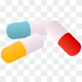 Hard Shelled Antibiotic Capsules Clipart - Pharmacy, HD Png Download - capsules png