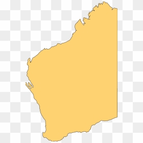 Blank Map Of Western Australia Large Map - Plain Map Of Western Australia, HD Png Download - washington state outline png