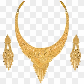 Buy Orra Gold Set Necklace For Women Online Best Bridal - Best Necklace Designs Gold, HD Png Download - bridal gold necklace png