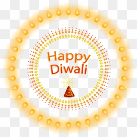 Transparent Decoration Diwali - Halftone Circle, HD Png Download - diwali lamps png