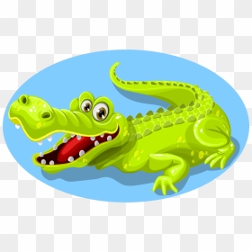 Crocodile Alligator Animal Clipart - Wild Animals Cartoon Crocodile, HD Png Download - crocodile png