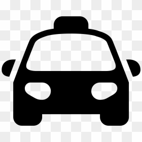 Taxi Filled Icon Free - Bmw Car Icons Png, Transparent Png - cab icon png