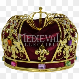 Medieval Royal Crown - Crown Medieval, HD Png Download - burger king crown png