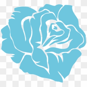 Blue Flower Vector Png - Blue Rose Png Vector, Transparent Png - rose flower vector png