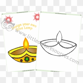 Design Your Own Diva Lamp, HD Png Download - diwali lamps png