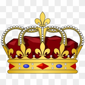 French Heraldic Crowns - King Of France Crown, HD Png Download - burger king crown png