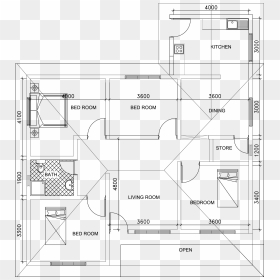 Floor Plan Tiny House Designs, HD Png Download - plan png