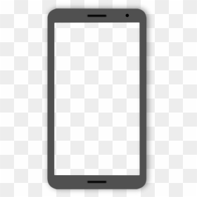 Flat Smartphone Frame, - Smartphone, HD Png Download - mobile frames png