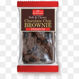 Premium Chocolate Chip Brownie - Eurocake Chocolate Chip Brownie, HD Png Download - brownies png