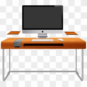 Desk Png Free Image - Computer Desk Png, Transparent Png - laptop top view png