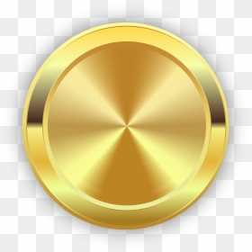 Round Golden Badge Clip Arts - Golden Round Png, Transparent Png - golden round frame png